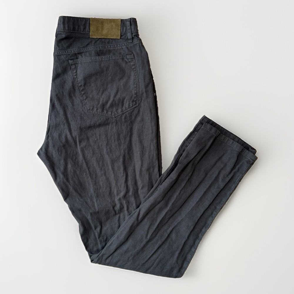 Todd Snyder Pants 36 Brown Cotton Linen Slim Fit Minimalist New York